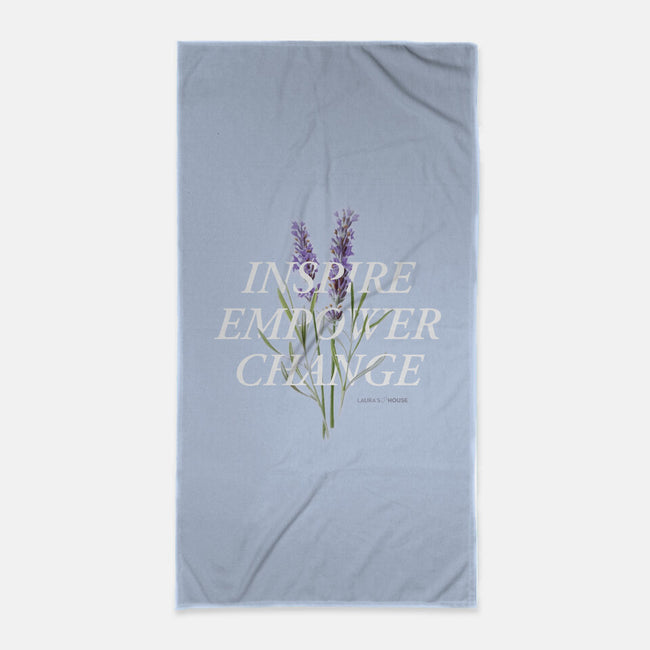 Lavender-none beach towel-Laura's House