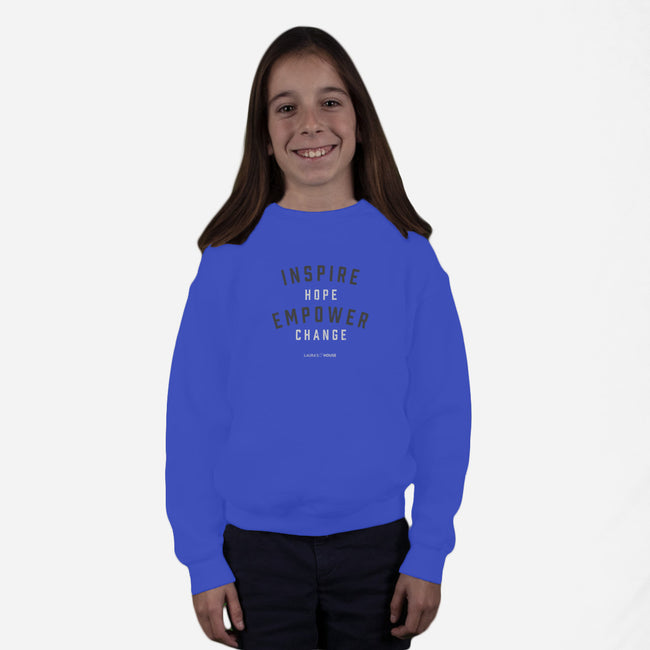 Empower-youth crew neck sweatshirt-Laura's House