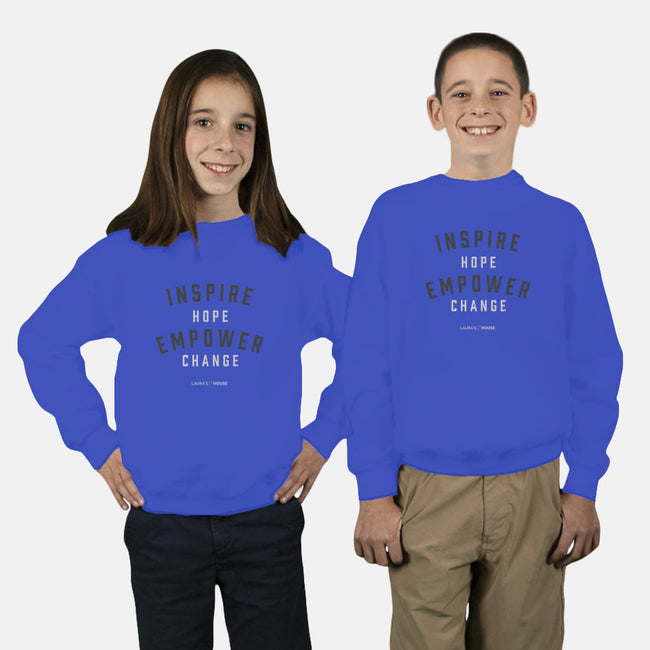 Empower-youth crew neck sweatshirt-Laura's House