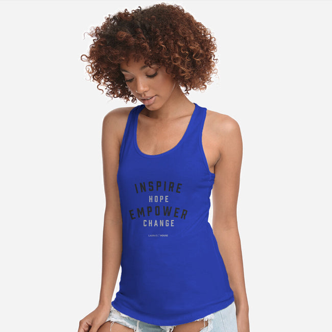 Empower-womens racerback tank-Laura's House