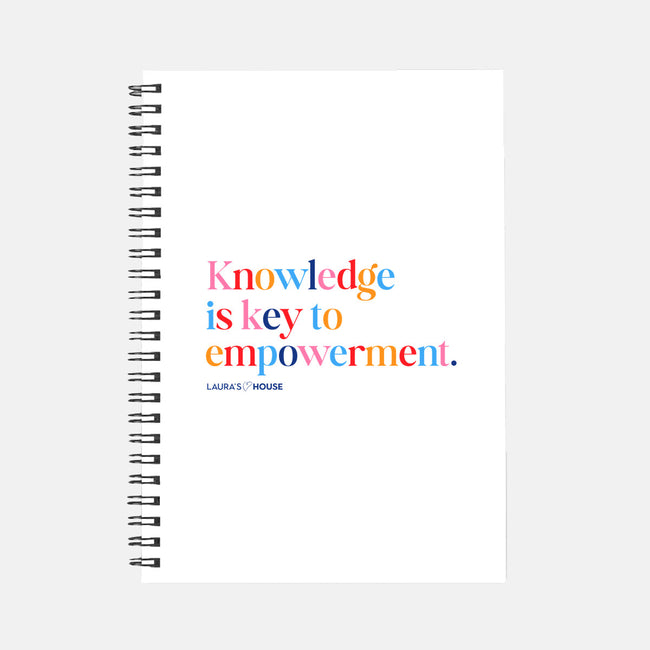 Knowledge-none dot grid notebook-Laura's House