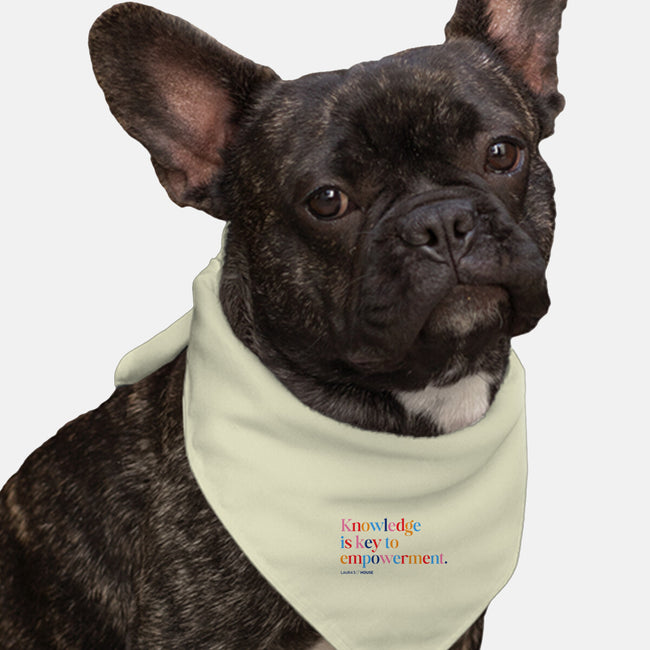 Knowledge-dog bandana pet collar-Laura's House
