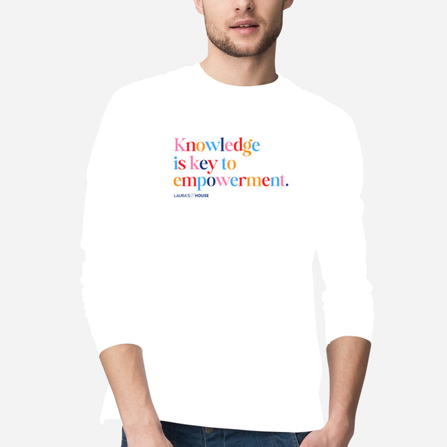 Knowledge-mens long sleeved tee-Laura's House