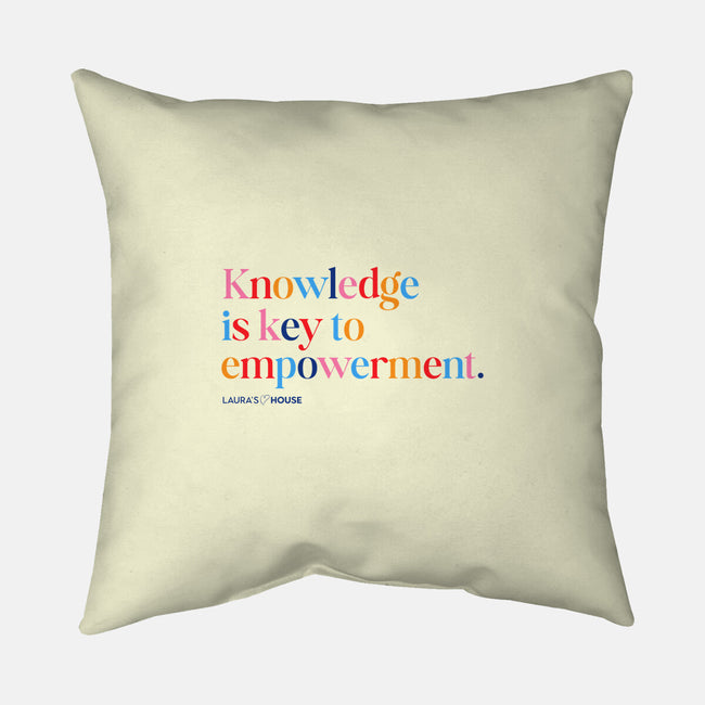 Knowledge-none removable cover throw pillow-Laura's House