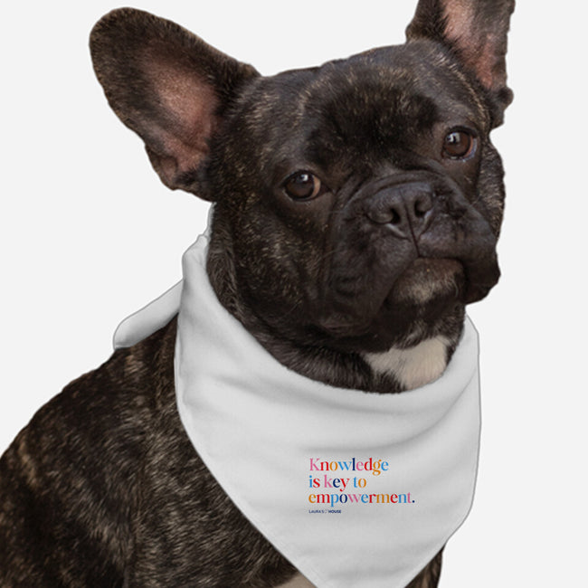 Knowledge-dog bandana pet collar-Laura's House