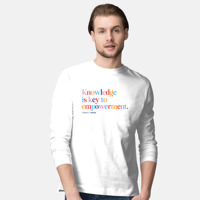 Knowledge-mens long sleeved tee-Laura's House