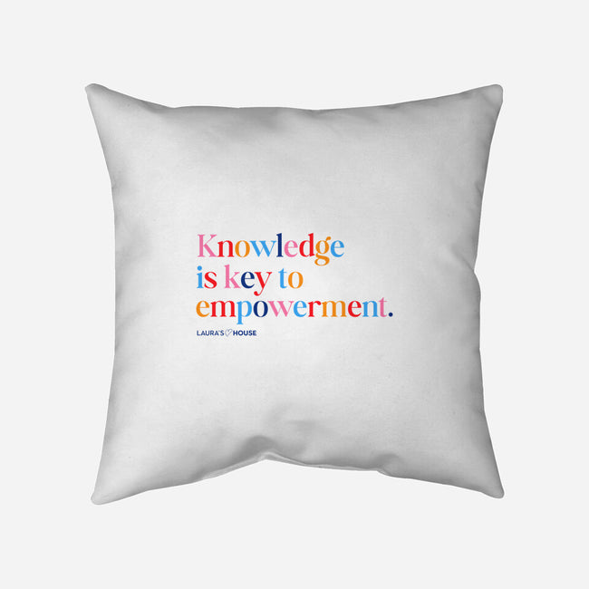 Knowledge-none removable cover throw pillow-Laura's House