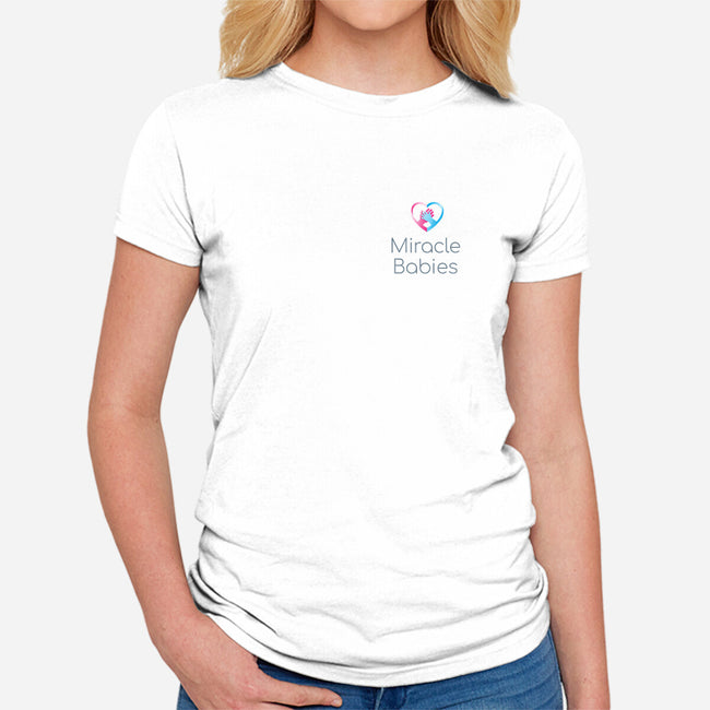 Miracle Babies Pocket Tee-womens fitted tee-Miracle Babies