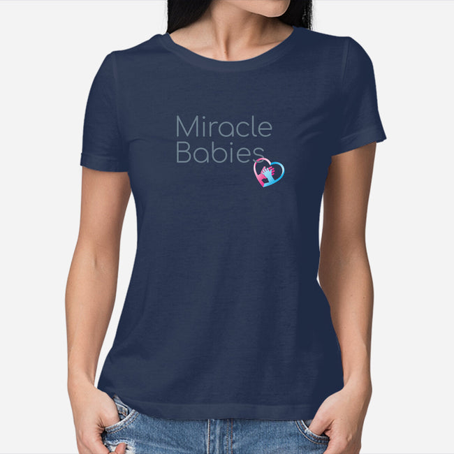 Miracle Babies Charm-womens basic tee-Miracle Babies