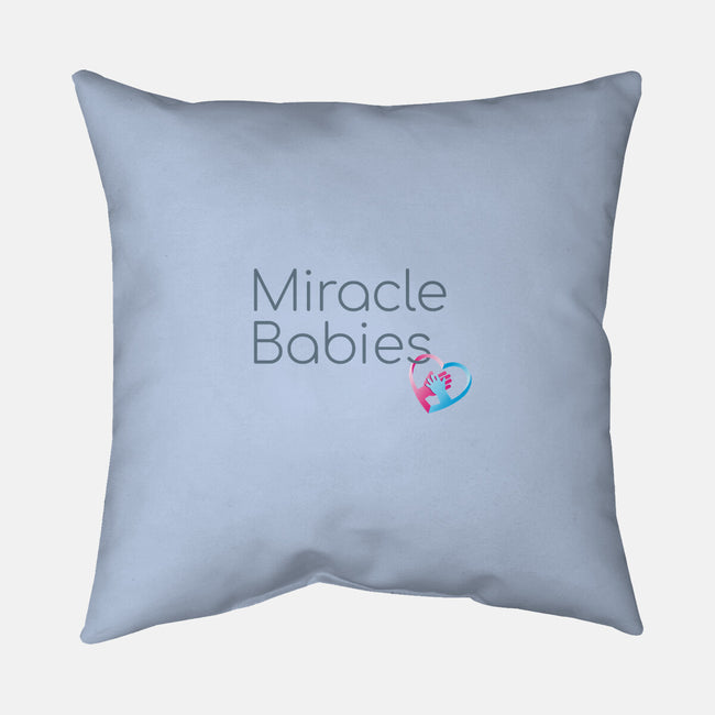 Miracle Babies Charm-none non-removable cover w insert throw pillow-Miracle Babies