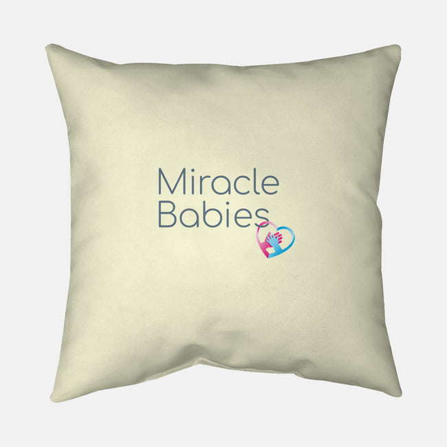 Miracle Babies Charm-none non-removable cover w insert throw pillow-Miracle Babies