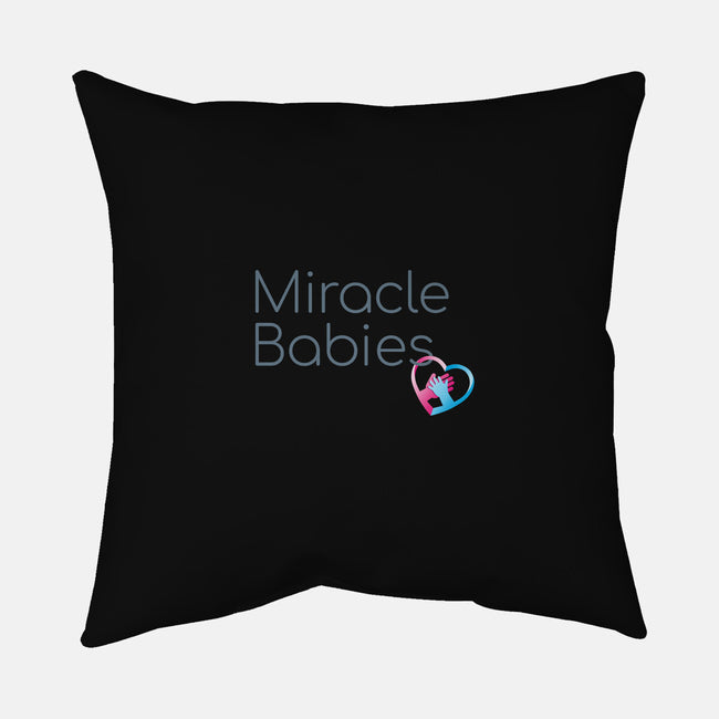 Miracle Babies Charm-none removable cover w insert throw pillow-Miracle Babies