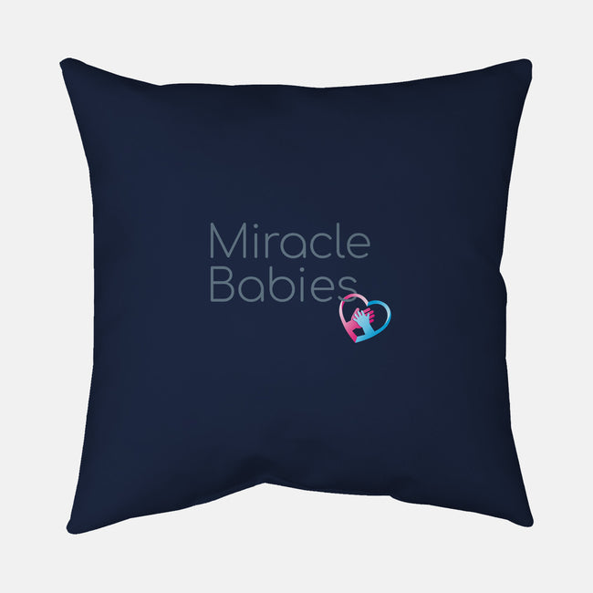 Miracle Babies Charm-none removable cover throw pillow-Miracle Babies
