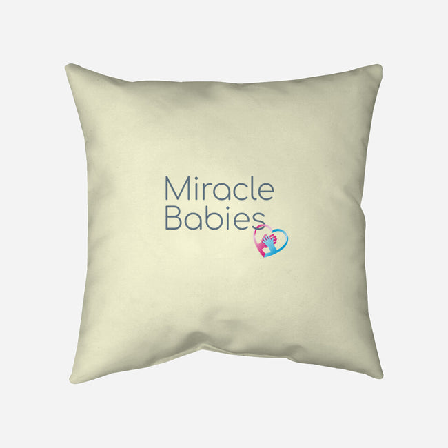 Miracle Babies Charm-none non-removable cover w insert throw pillow-Miracle Babies