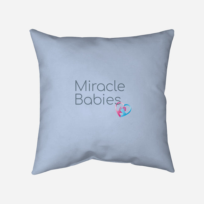 Miracle Babies Charm-none removable cover w insert throw pillow-Miracle Babies