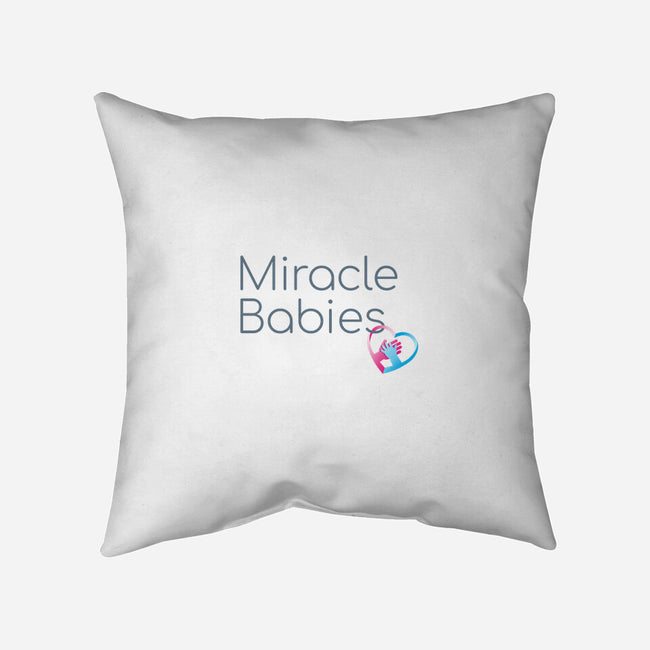 Miracle Babies Charm-none removable cover throw pillow-Miracle Babies
