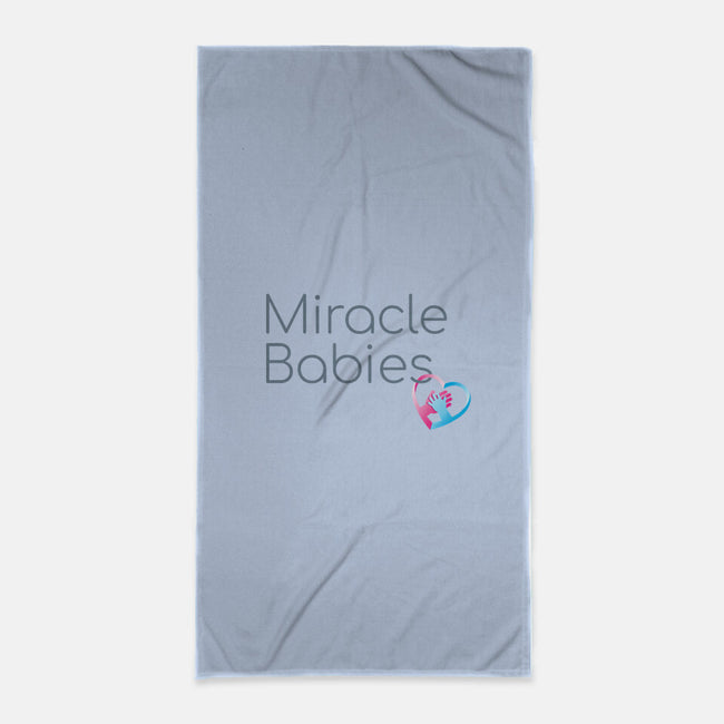 Miracle Babies Charm-none beach towel-Miracle Babies