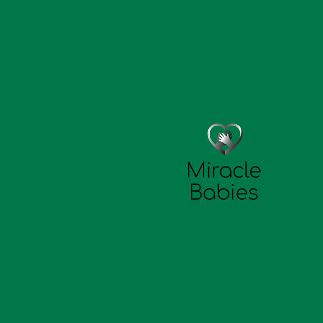 Miracle Babies Pocket Tee Black-womens fitted tee-Miracle Babies