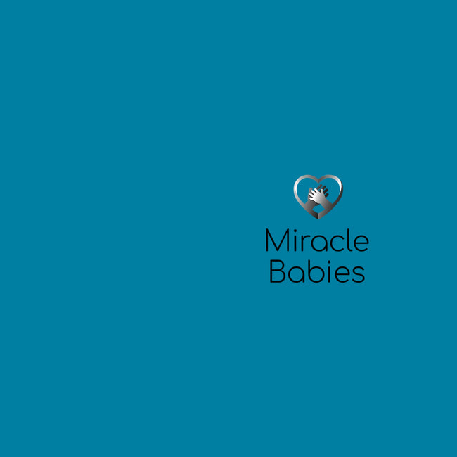 Miracle Babies Pocket Tee Black-womens fitted tee-Miracle Babies