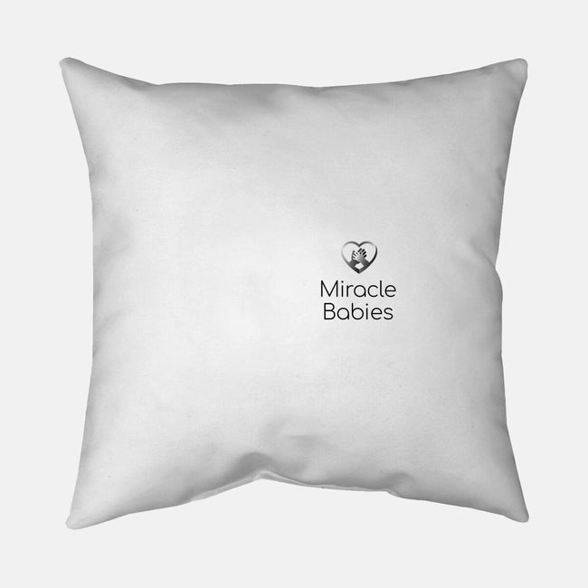 Miracle Babies Pocket Tee Black-none non-removable cover w insert throw pillow-Miracle Babies