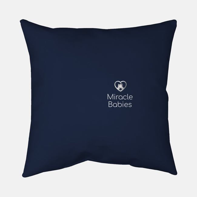 Miracle Babies Pocket Tee White-none non-removable cover w insert throw pillow-Miracle Babies