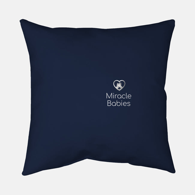 Miracle Babies Pocket Tee White-none removable cover throw pillow-Miracle Babies