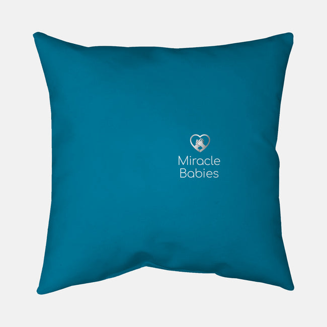 Miracle Babies Pocket Tee White-none removable cover throw pillow-Miracle Babies