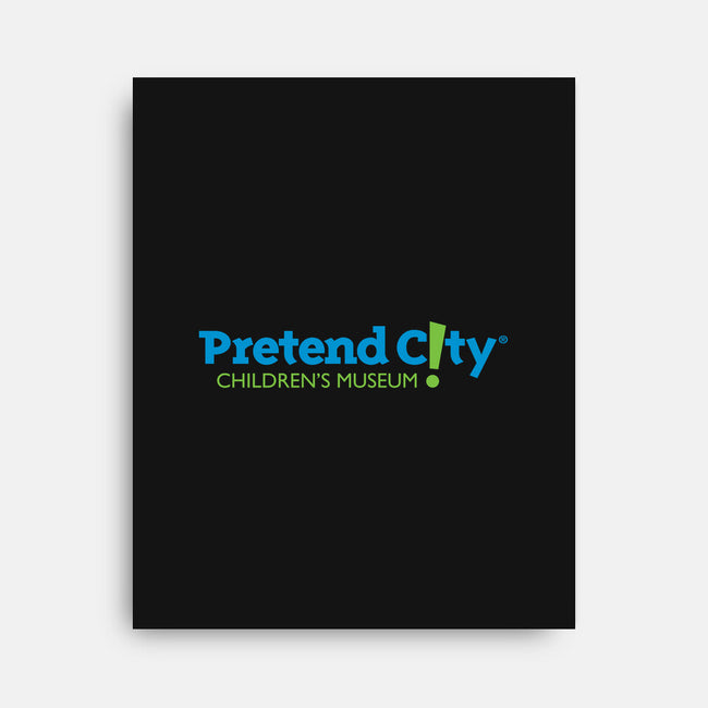 Pretend City-none stretched canvas-Pretend City