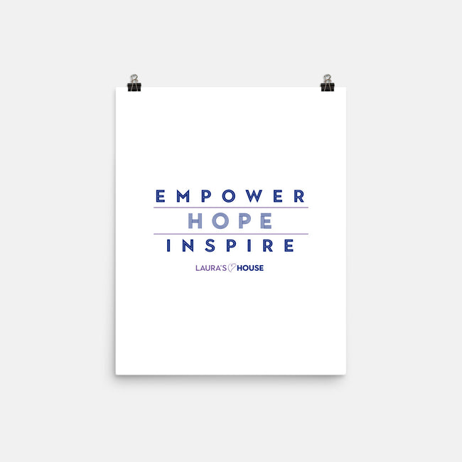 Inspiring Hope-none matte poster-Laura's House