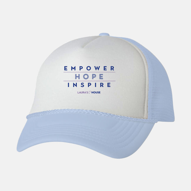 Inspiring Hope-unisex trucker hat-Laura's House
