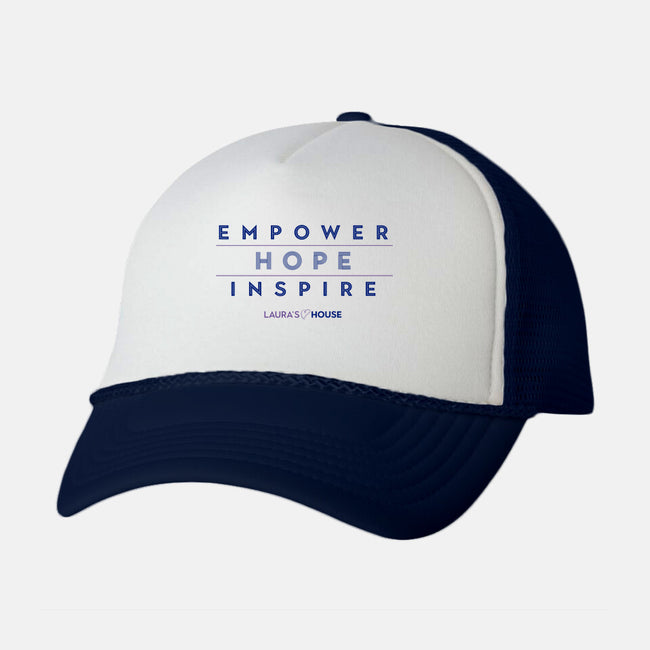 Inspiring Hope-unisex trucker hat-Laura's House