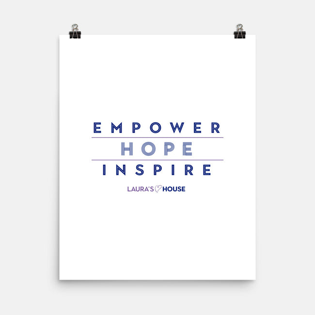 Inspiring Hope-none matte poster-Laura's House