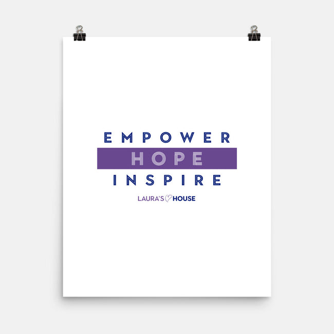 Empowering Change-none matte poster-Laura's House