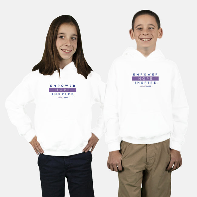 Empowering Change-youth pullover sweatshirt-Laura's House