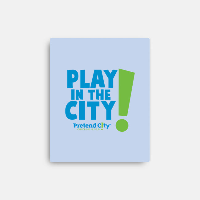 Play in the City-none stretched canvas-Pretend City