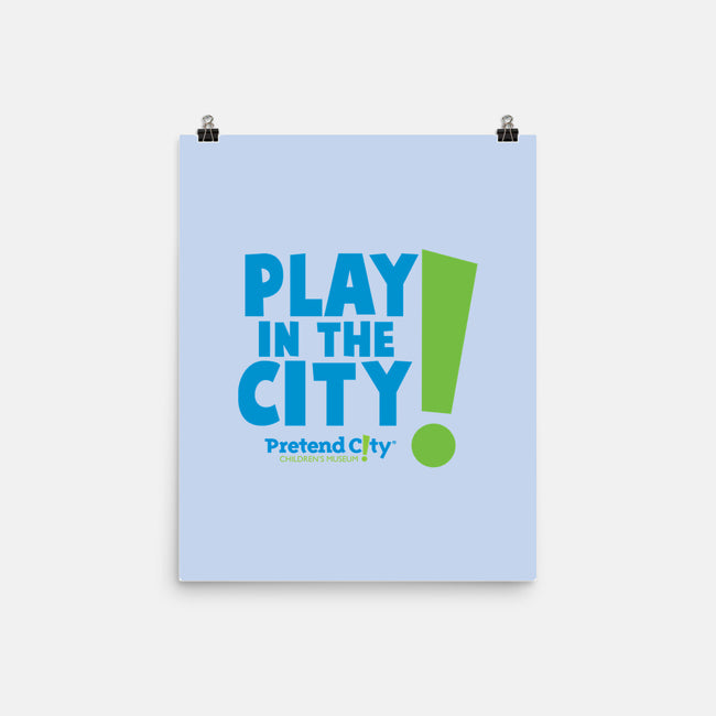 Play in the City-none matte poster-Pretend City