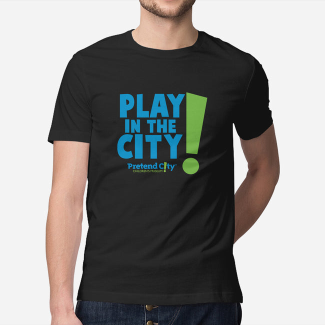 Play in the City-mens premium tee-Pretend City