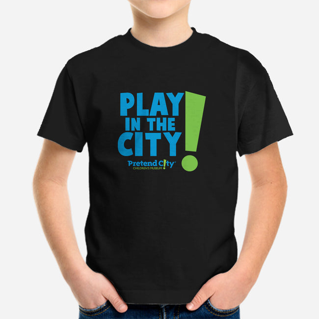 Play in the City-youth basic tee-Pretend City