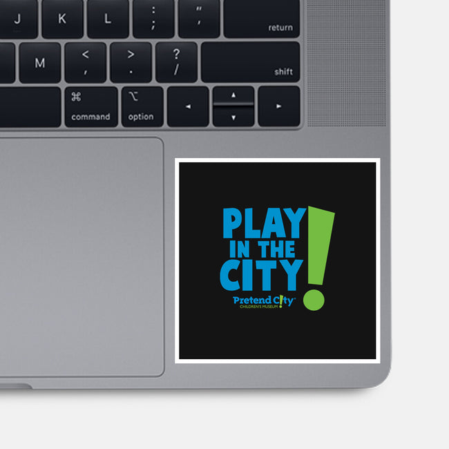 Play in the City-none glossy sticker-Pretend City