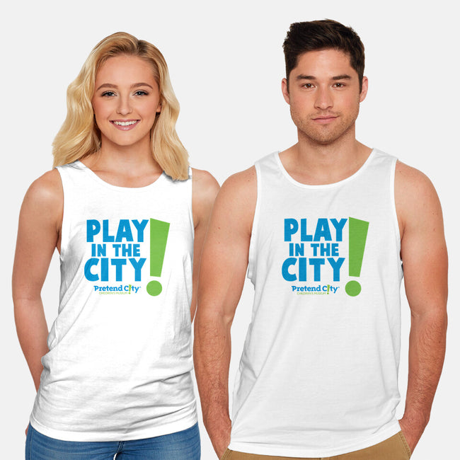 Play in the City-unisex basic tank-Pretend City