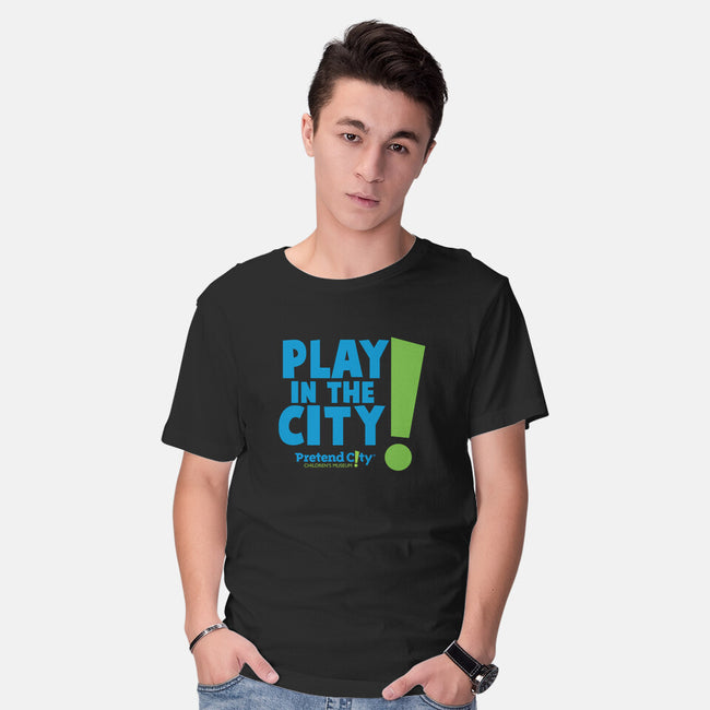 Play in the City-mens basic tee-Pretend City