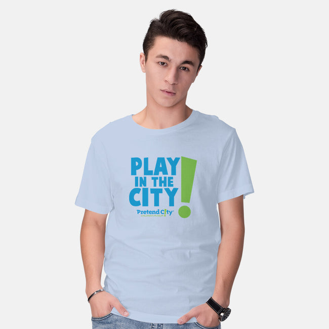 Play in the City-mens basic tee-Pretend City