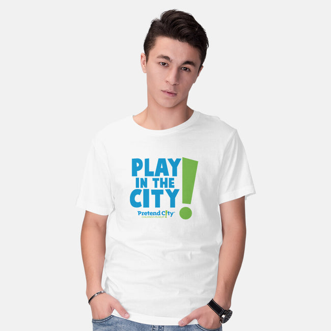 Play in the City-mens basic tee-Pretend City