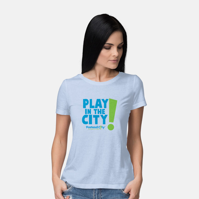 Play in the City-womens basic tee-Pretend City